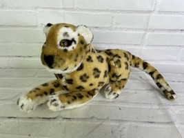 Defenders of Wildlife Sitting Laying Cheetah Leopard Plush Stuffed Animal Toy - £27.23 GBP