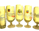 5 Radeberger Dresden Radeberg Pilsner &amp; Export East German Beer Glasses - $29.95