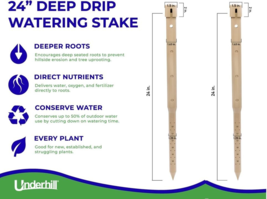 Deep Drip Watering Stake 24&#39;&#39; L in. ABS Plastic - Deep Drip 24GKDD (2-PACK) - $21.77