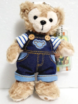 Tokyo Disney SEA Duffy The Disney Bear Badge Plush Keychain Japan - $51.43