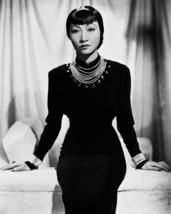 Anna Mae Wong beautiful pose in black dress 1938 Dangerous To Know 8x10 photo - £7.79 GBP