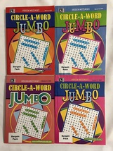 Lot 4 Kappa Circle-A-Word Jumbo ​Word Search Seek Puzzle Books 2021 2022 - £16.74 GBP