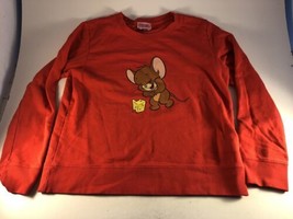 Kate Spade Tom and Jerry Crewneck Sweatshirt Red Women&#39;s Small S - £39.55 GBP