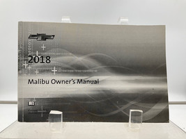 2018 Chevy Malibu Owners Manual Handbook OEM I01B41053 - $44.99