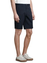 George Men&#39;s Casual Flat Front Shorts Size 30 Solid Dark Navy  10&quot; Insea... - $15.47