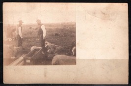 1904 Uruguay civil War Jesus Cubela Postcard real photo RR Military - £55.47 GBP