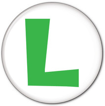 LUIGI BUTTON 3&quot; SAFETY PIN HALLOWEEN COSTUME PROP COSPLAY - $159.34 MXN