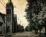 Metodista Chiesa West Mahoning Street Punxsutawney Pennsylvania Pa 1909 ... - $15.31