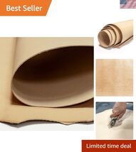 Cowhide Veg Tan Double Shoulder Leather Sheet for Crafting, 4-6 oz - $110.99