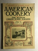 AMERICAN COOKERY Boston Cooking School Magazine March 1930 vintage ads/recipes - £7.78 GBP
