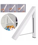 Retractable Folding Wall Mount Clothes Hanger Laundry Drying Rack Organizer - $27.15 CAD