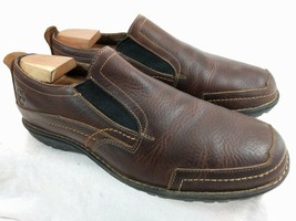 Timberland Men&#39;s Kings Bay 23517 Brown Oiled Slip-On Oxford Loafer Size 8 M - £34.69 GBP