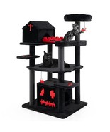 Gothic Cat Tree 49&quot; Tall Cat Tower 6-Tier Cat Activity Center with Coffi... - $2,663.33 MXN