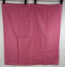 Vintage Woman Transparent Polyester Sheer Square Red Pink Scarf Handkerc... - €4,21 EUR