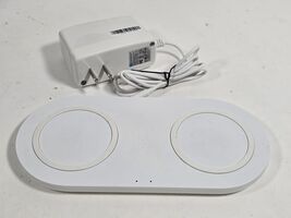 Belkin Boost Charge 10W Qi Dual Wireless Charging Pad - White - Fast Shi... - $27.59 CAD