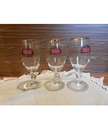 3  Gold Rim Stella Artois 12 oz Beer goblets w/Fill line - £19.62 GBP