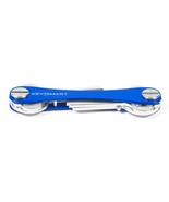 NEW KEYSMART KS019-R-BLUE KEY HOLDER ORGANIZER BLUE ALUMINUM HOLDS 2-8 KEYS - $34.99