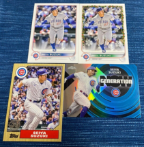 Lot 2022 Topps Update Holiday Chrome Seiya Suzuki #US250 Cubs Baseball Rookie RC - $1.99