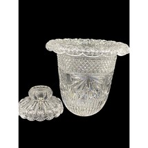 Vintage Royal Gallery Lead Crystal Vase / Compote Made in Slovakia 2 pc 11 1/2 i - £79.12 GBP