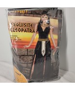 Spirit Exquisite Cleopatra Adult Halloween Black Costume SIZE LARGE 1-14... - $22.76