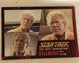 Star Trek The Next Generation Villains Trading Card #62 Kevin Uxbridge - $1.97