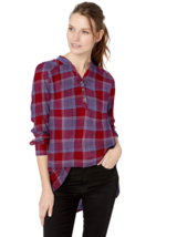 Mountain Khakis Women&#39;s Josie Tunic Plaid Shirt Long Sleeve Size XS Top CINNABAR - £22.02 GBP