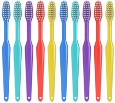 Blasting Health 100 Pack Disposable Medium Soft Bristles Bulk Toothbrushes - Ind - £19.45 GBP