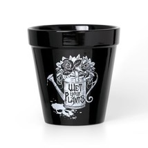Alchemy Gothic GPP5 - Wet Your Plants Plant Pot Kitchenware Ceramic In/out 5” - £16.78 GBP