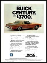 1973 HOT ROD Magazine Car Print Ad - Buick &quot;Century&quot; 2 Door A5 - £5.45 GBP