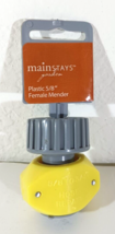 Mainstays Garden 5/8&#39;&#39; FEMALE Garden Water HOSE Repair MENDER 1627908 US... - $5.69