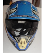 ONEAL WORLD FORCE 688 M95 SNELL Motocross Dirtbike Helmet BLUE ADULT MEDIUM - $31.67