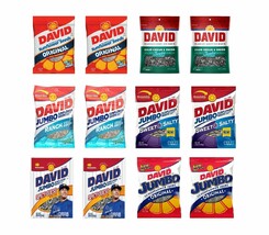 2x David Jumbo Sunflower Seed Bags Variety Flavor 5.25oz Mix &amp; Match Fla... - £13.38 GBP