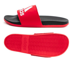 adidas Adilette Comfort Slides Unisex Slipper Casual Gym Sports Red NWT ... - £42.21 GBP