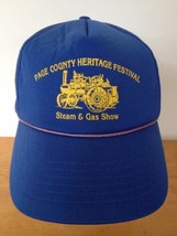 Page County Virginia Heritage Festival Steam Gas Show Mesh Trucker Hat S... - £15.79 GBP