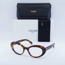 Celine CL50113I 053 Shiny Havana 52mm Eyeglasses New Authentic - $249.89