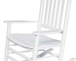 Rocking Chair, 100% Acacia Wood Patio Rocking Chairs, High Back, Porch R... - $229.99