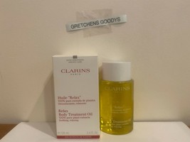 Clarins Relax Body Treatment Oil 3.4 oz NIB UNSEALED Bottle LAST ONE! - $31.67