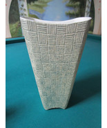 Shawnee Pottery  vase 1408 WAIVE DECOR 8 1/2 X 4 X 6&quot; original - £73.45 GBP