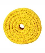 Koch Industries 5001236 Yellow Polypropylene Twisted Rope, 3/8 in. x 100... - $1,095.90 MXN