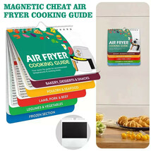 Orysin Air Fryer Cooking Guide Magnetic Cheat Sheet Cookbook - $9.90