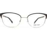 Nine West Eyeglasses Frames NW1091 210 Brown Tortoise Gold Cat Eye 51-17... - $60.56