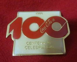 Coca Cola 1886 100 Centennial Celebration Lapel Pin - $4.46