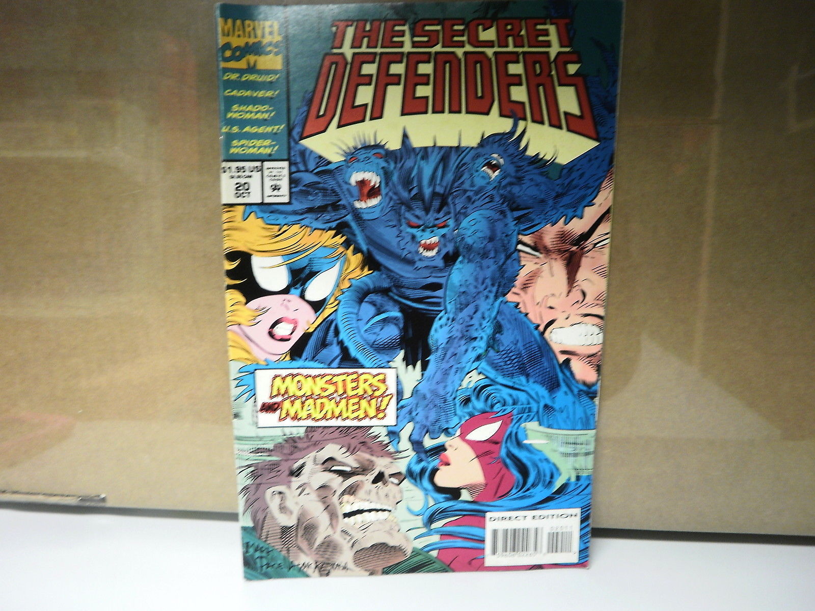 Primary image for L3 MARVEL COMIC THE SECRET DEFENDERS ISSUE 20 OCTOBER 1994 IN GOOD CONDITION