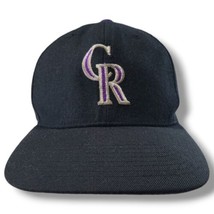 Vintage New Era Hat OSFM Colorado Rockies Hat Adjustable Snapback Hat Pro Model - $66.05