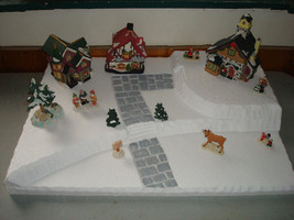 Christmas Village Display Platform Base CH25 For Dept 56 Lemax Dickens S... - £56.43 GBP