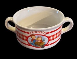 Campbell&#39;s Soup Houston Harvest 2002 Two Handle Soup Bowl - $12.19