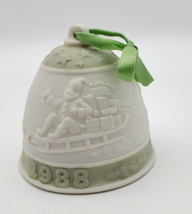 Vintage Lladro Christmas Bell Porcelain 1988 Second Annual Ornament EUC ... - £7.64 GBP