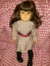 American Girl  Samantha 18" Doll Brown Hair Brown Eyes Pleasant Company Vintage - £124.27 GBP