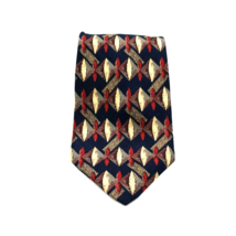 Andrew Fezza Mens Tie 100% Italian Silk USA Made Business Gift Accessory Office - £11.93 GBP