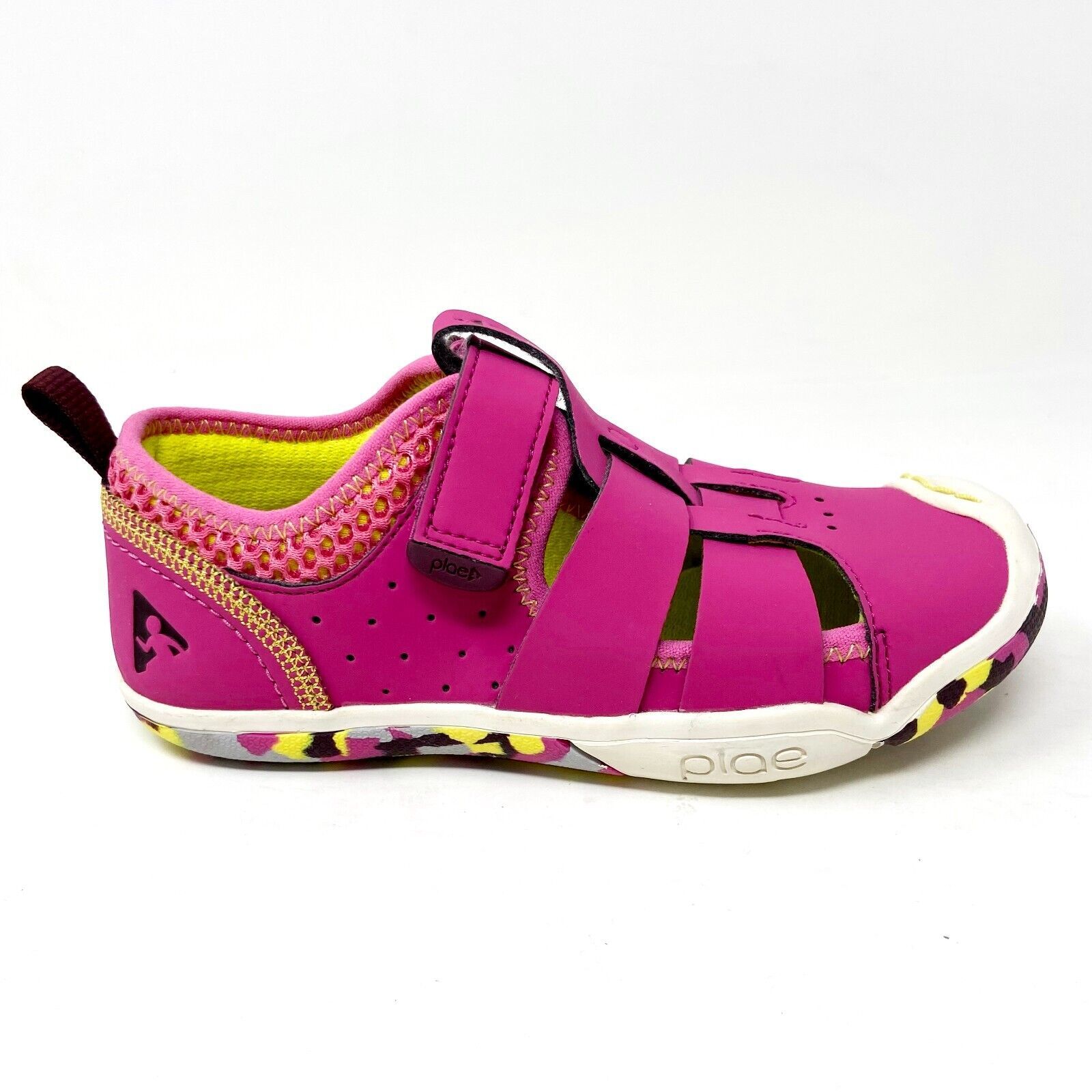 Primary image for Plae Sam 2.0 Electric Fuchsia Pink Girls Breathable Kids Shoes 106030 639
